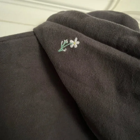 American Eagle Outfitters Charcoal Zip-Up Hoodie - Picture 8 of 9